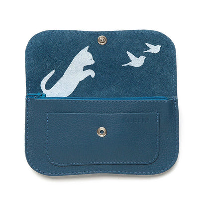 Cat Chase Medium - Faded Blue